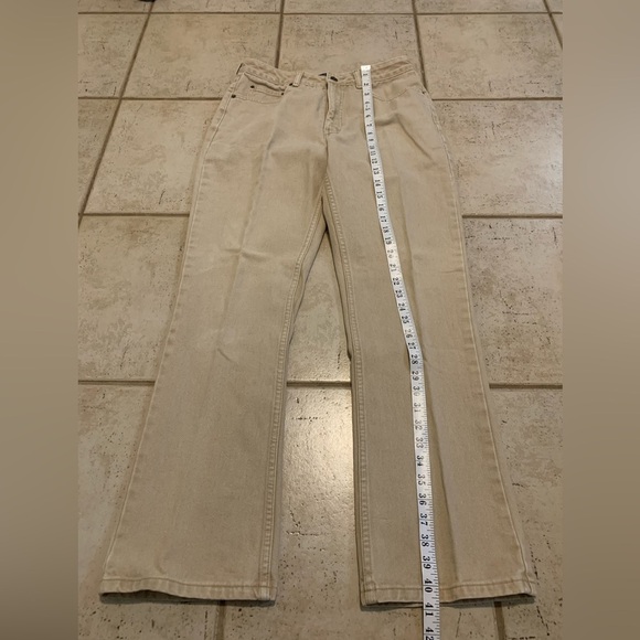 Vintage Denver Hayes Beige Straight Leg Jeans - 32x32 - Picture 6 of 6